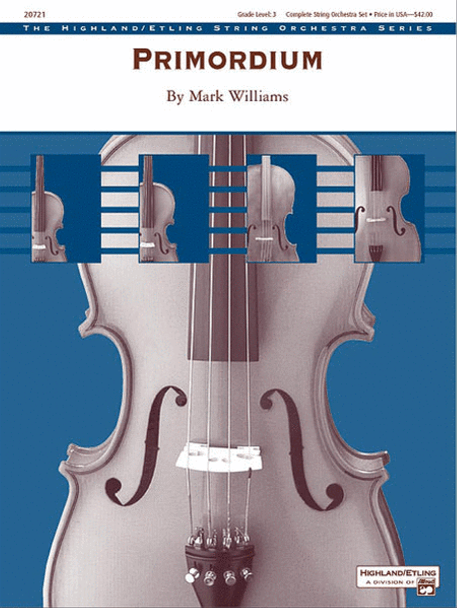 Primordium by Mark Williams String Orchestra - Sheet Music