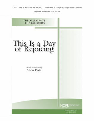 Book cover for This Is a Day of Rejoicing
