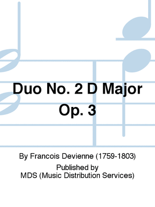 Book cover for Duo No. 2 D Major op. 3