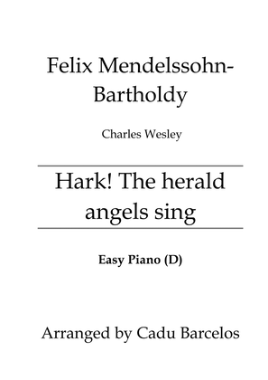 Hark! The herald angels sing (Easy Piano solo in D Major)