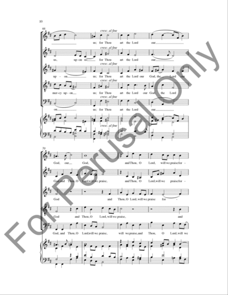 O Lord God O Lord God A Cappella scores gallery preview page 11