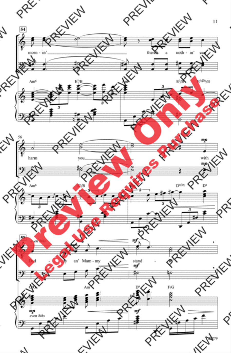 Summertime Summertime Men's Choir scores gallery preview page 11