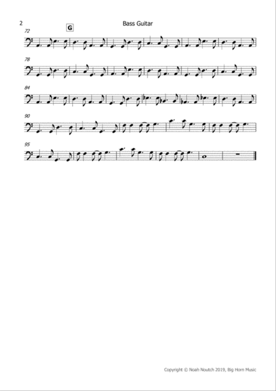 A Silent Night In Brazil Jazz Ensemble scores gallery preview page 3
