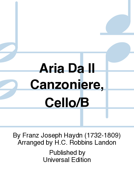 Aria Da Il Canzoniere, Cello/B