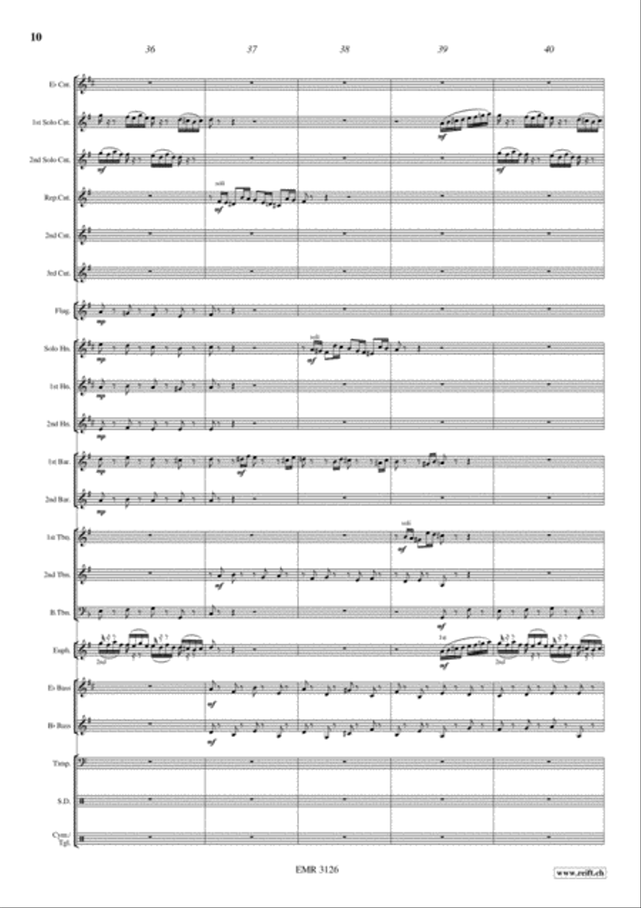 Moto Perpetuo Brass Band scores gallery preview page 11