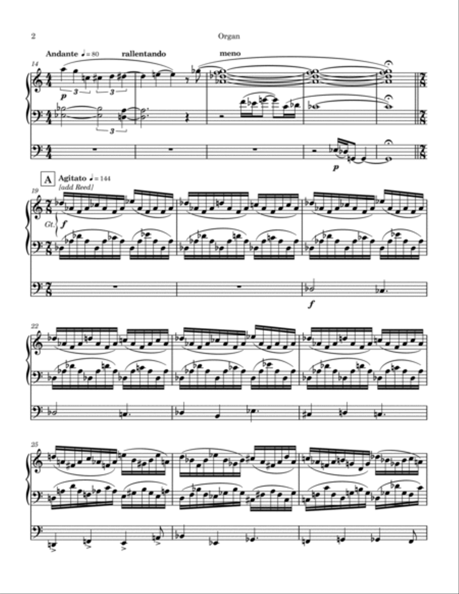 Rhapsody in Red Rhapsody in Red Organ Solo scores gallery preview page 4