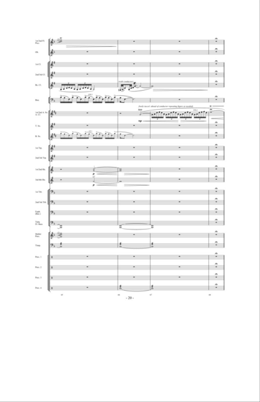 Brazil: Ceremony, Song and Samba Concert Band scores gallery preview page 19