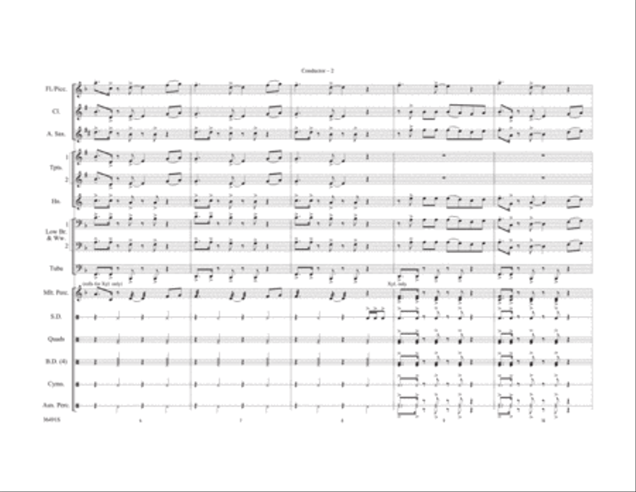 Dynamite Dynamite Marching Band scores gallery preview page 12