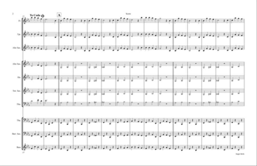 Jinge Bells - TUBA & Kids Bassoon scores gallery preview page 2