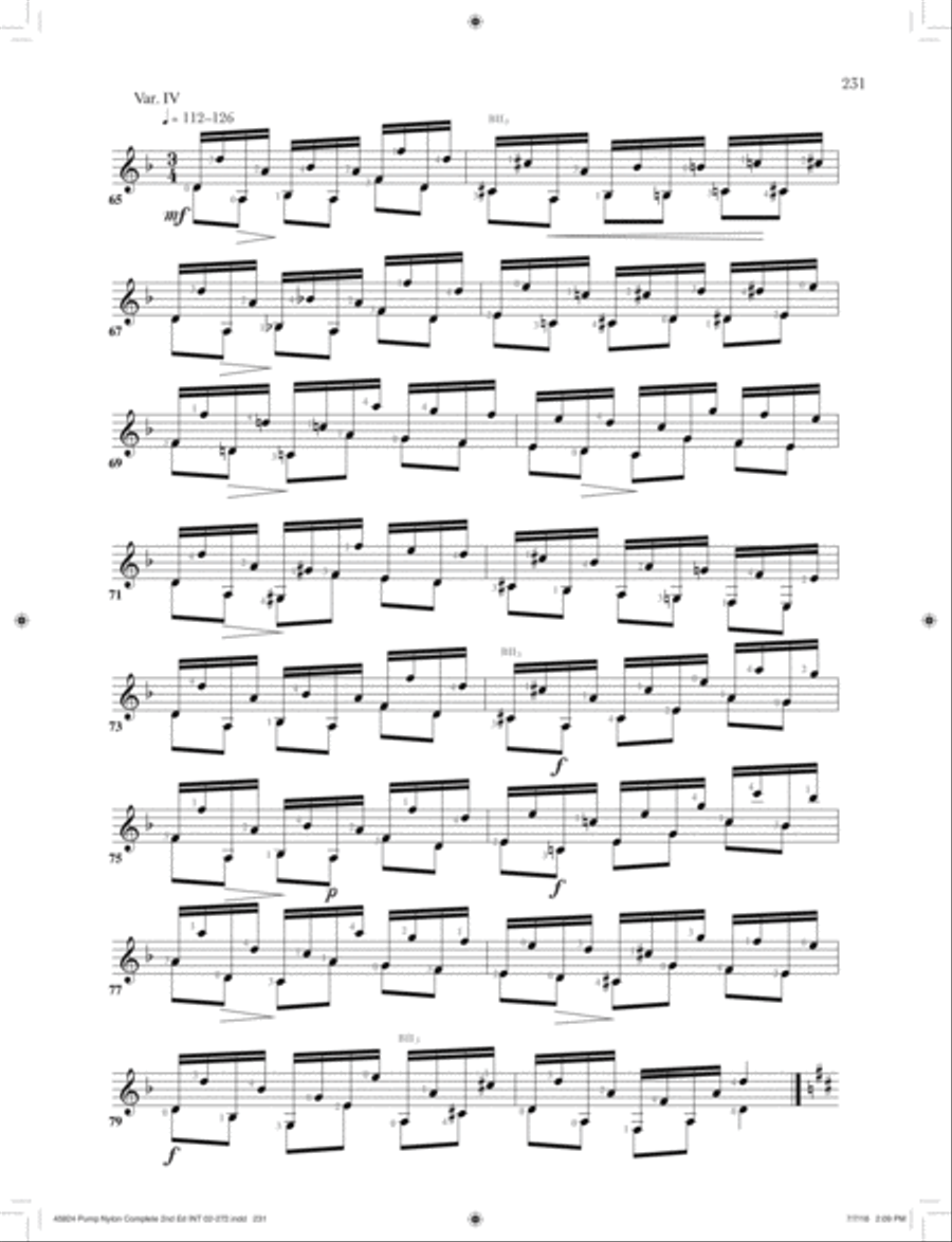 Pumping Nylon -- Complete Acoustic Guitar scores gallery preview page 27