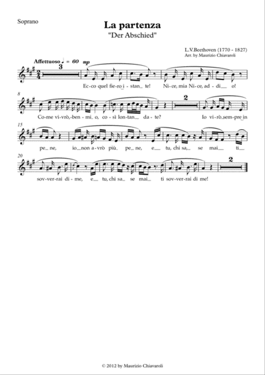 La partenza Chamber Orchestra scores gallery preview page 4
