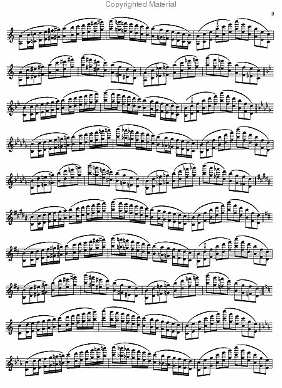 School of Violin Technique Op. 1, Part 4 Violin scores gallery preview page 3