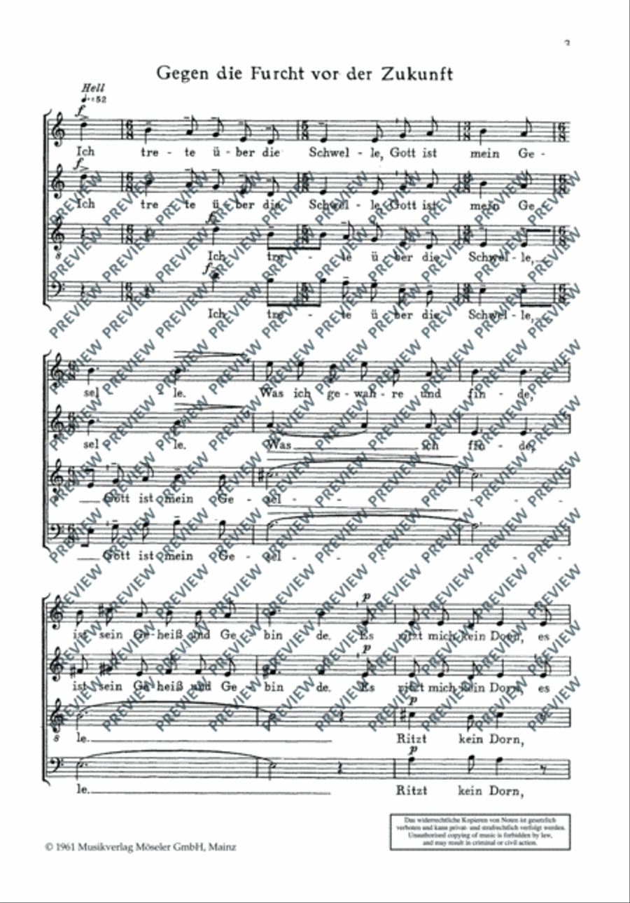 Magic and blessing Magic and blessing 4-Part scores gallery preview page 4