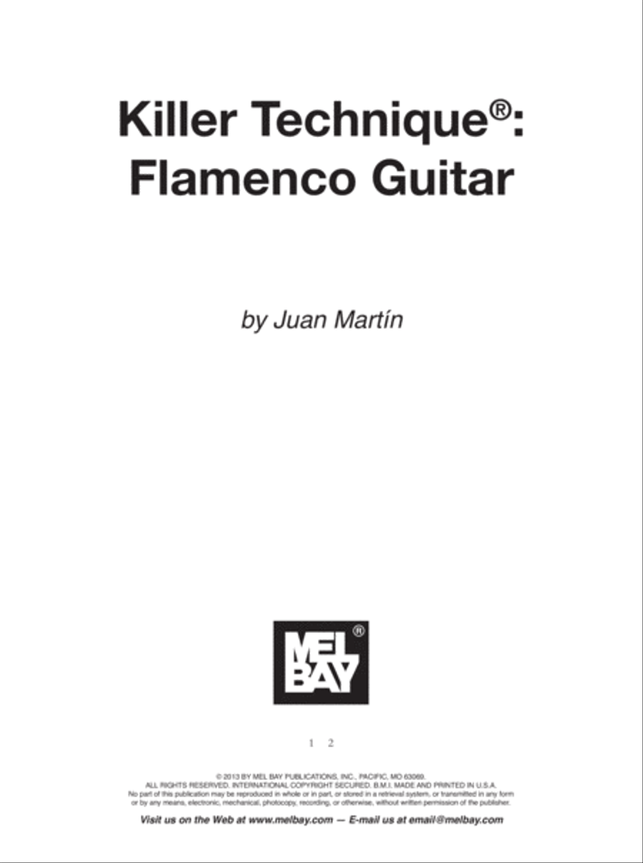 Killer Technique: Flamenco Guitar Flamenco Guitar scores gallery preview page 2