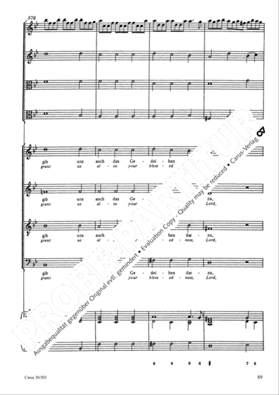 My beloved, you are fair (Meine Freundin, du bist schon) 4-Part scores gallery preview page 92