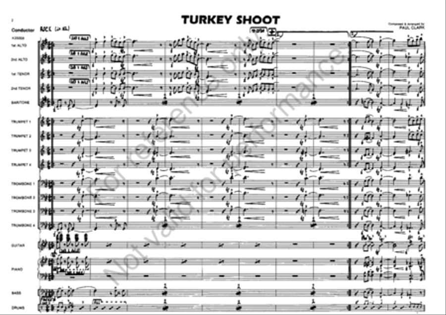 Turkey Shoot Jazz Ensemble scores gallery preview page 2