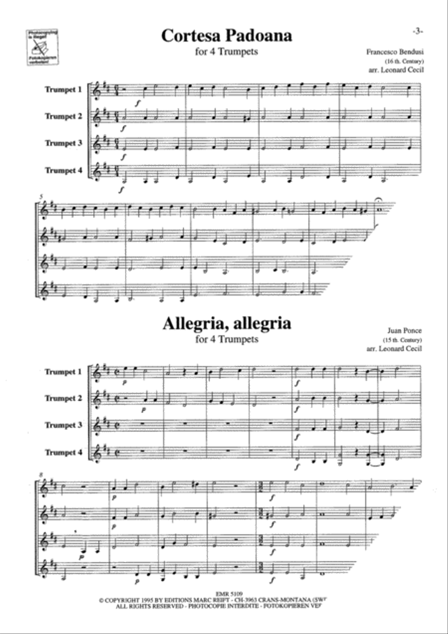 <br>Sheet music extract