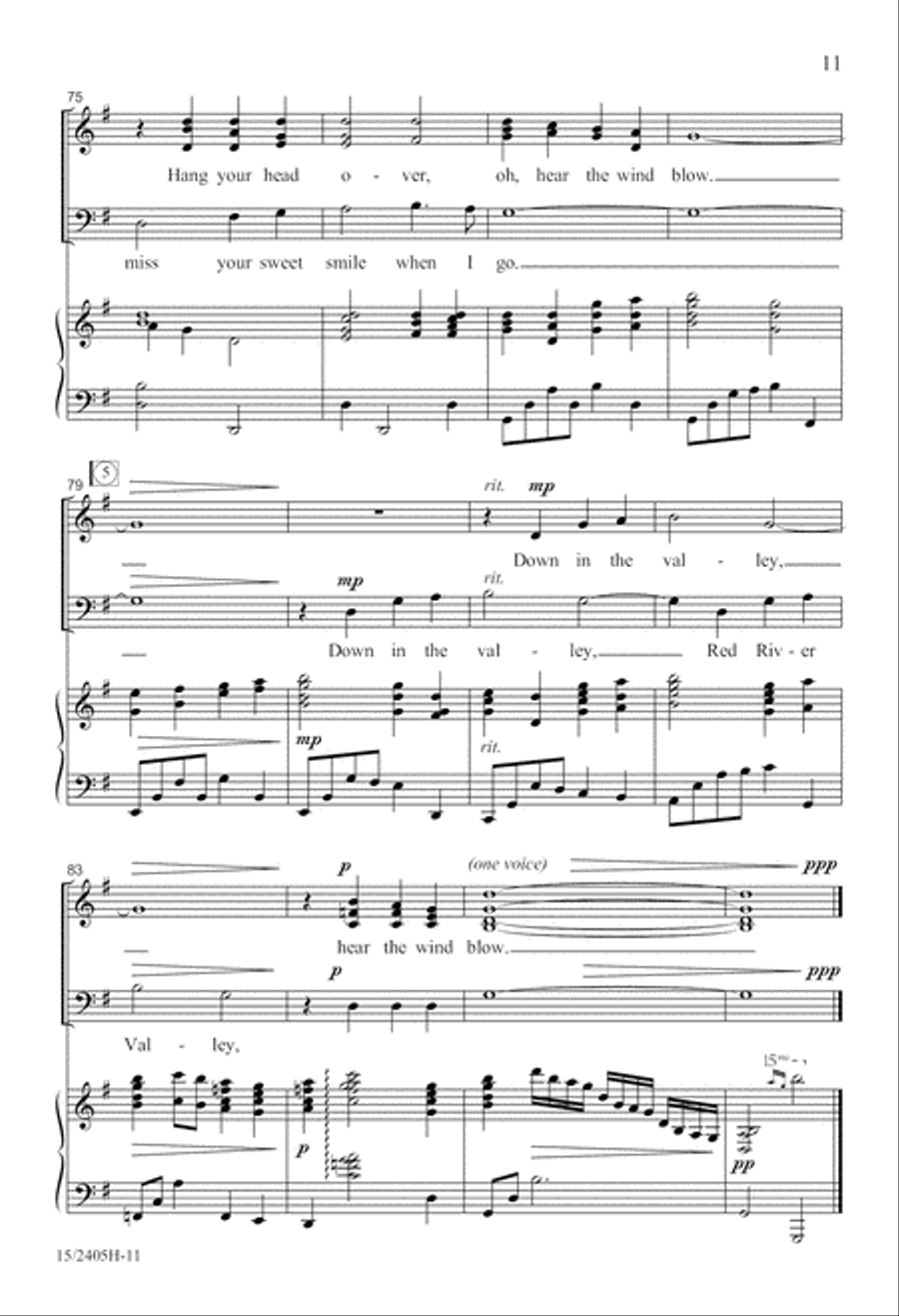 Red River Valley Red River Valley Choir scores gallery preview page 12