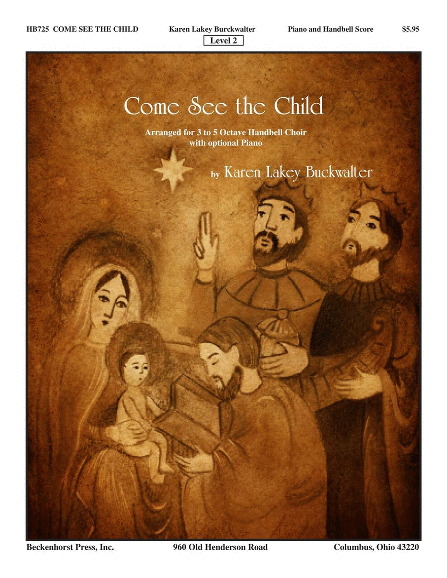Come See the Child - piano and handbell score Handbell Choir scores gallery preview page 1