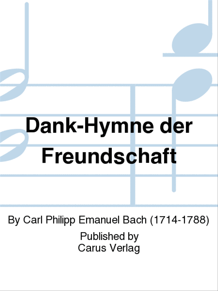 Dank-Hymne der Freundschaft 4-Part scores gallery preview page 1
