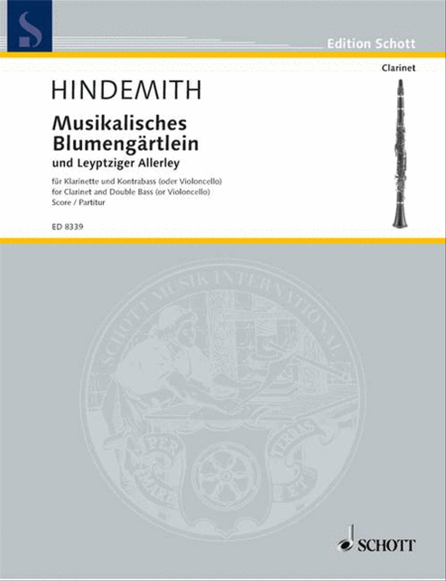 Musikalisches Blumengärtlein und Leyptziger Allerley Clarinet scores gallery preview page 1