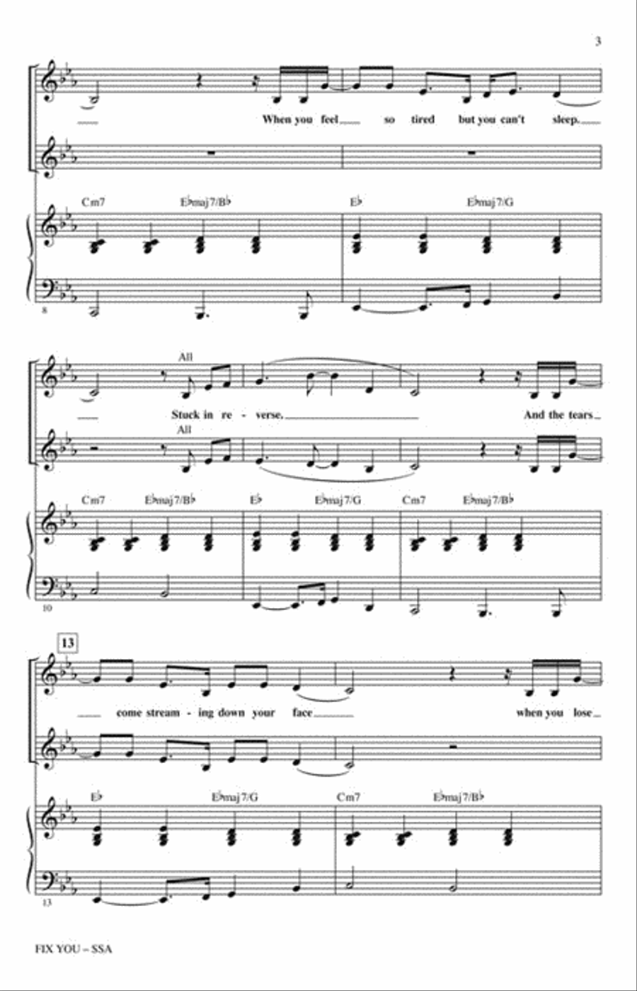 Fix You SSA scores gallery preview page 3