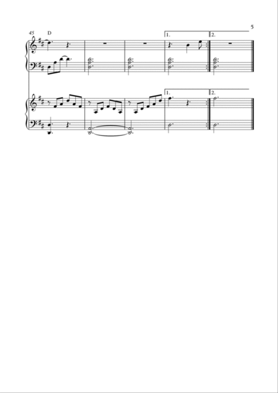 Snowman Snowman Easy Piano scores gallery preview page 5