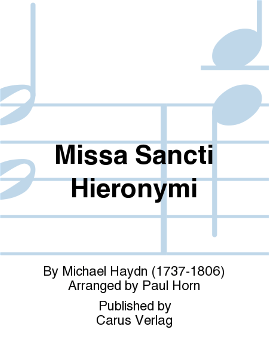Missa Sancti Hieronymi Organ scores gallery preview page 1