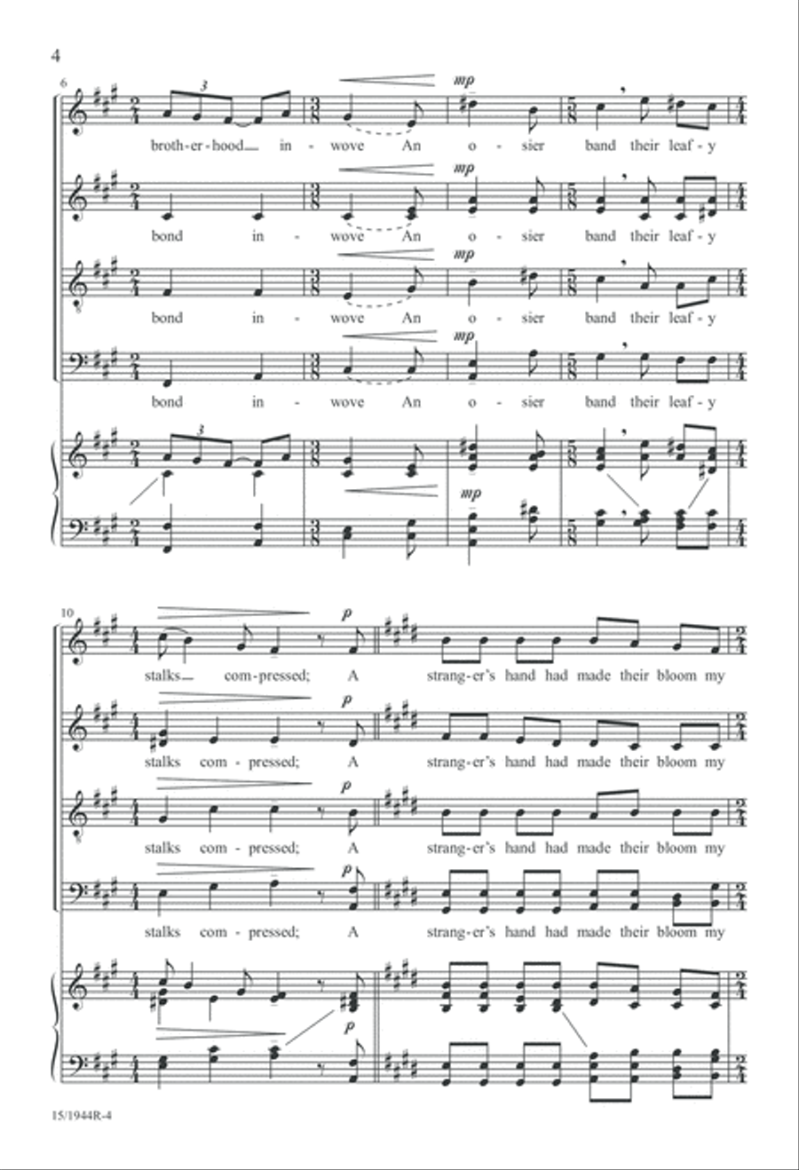 The Stranger's Gift Divisi scores gallery preview page 4