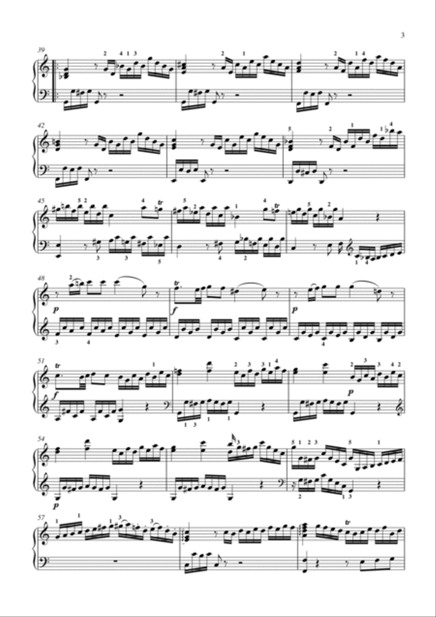 Mozart-Piano Sonata No.1 in C major, K.279 Piano Solo scores gallery preview page 4