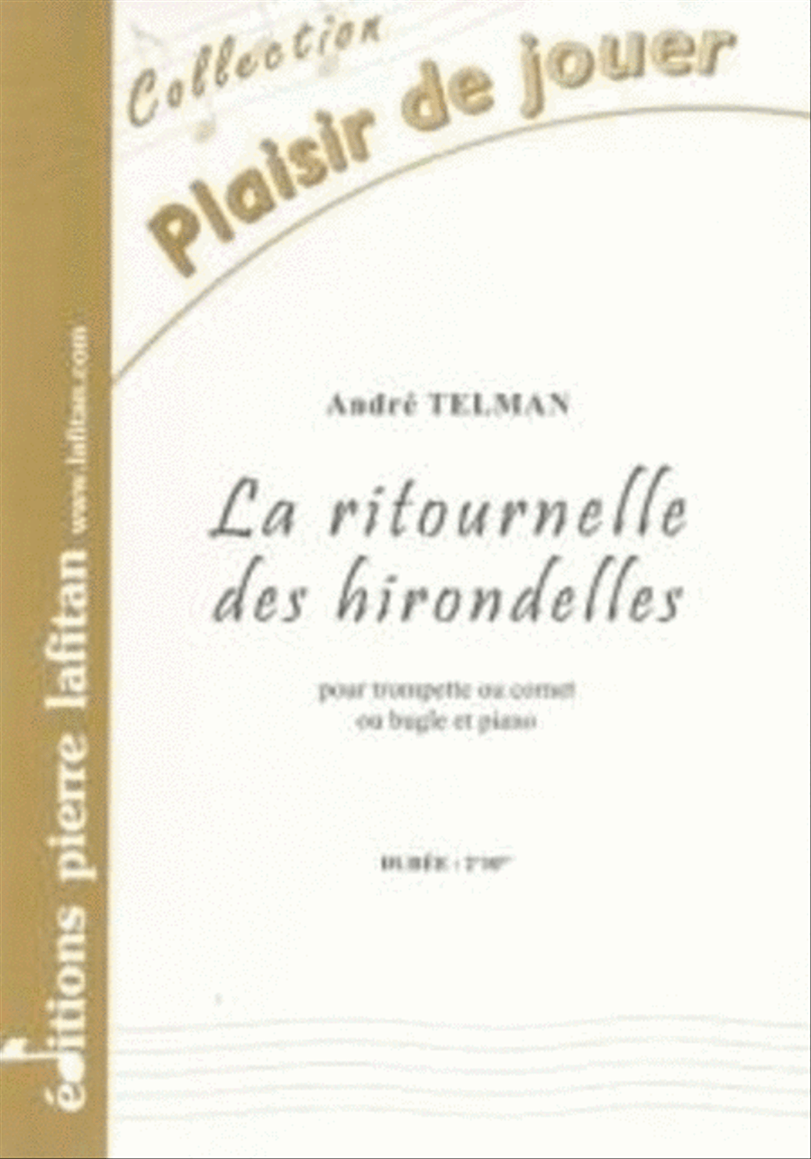 La Ritournelle Des Hirondelles Cornet scores gallery preview page 1