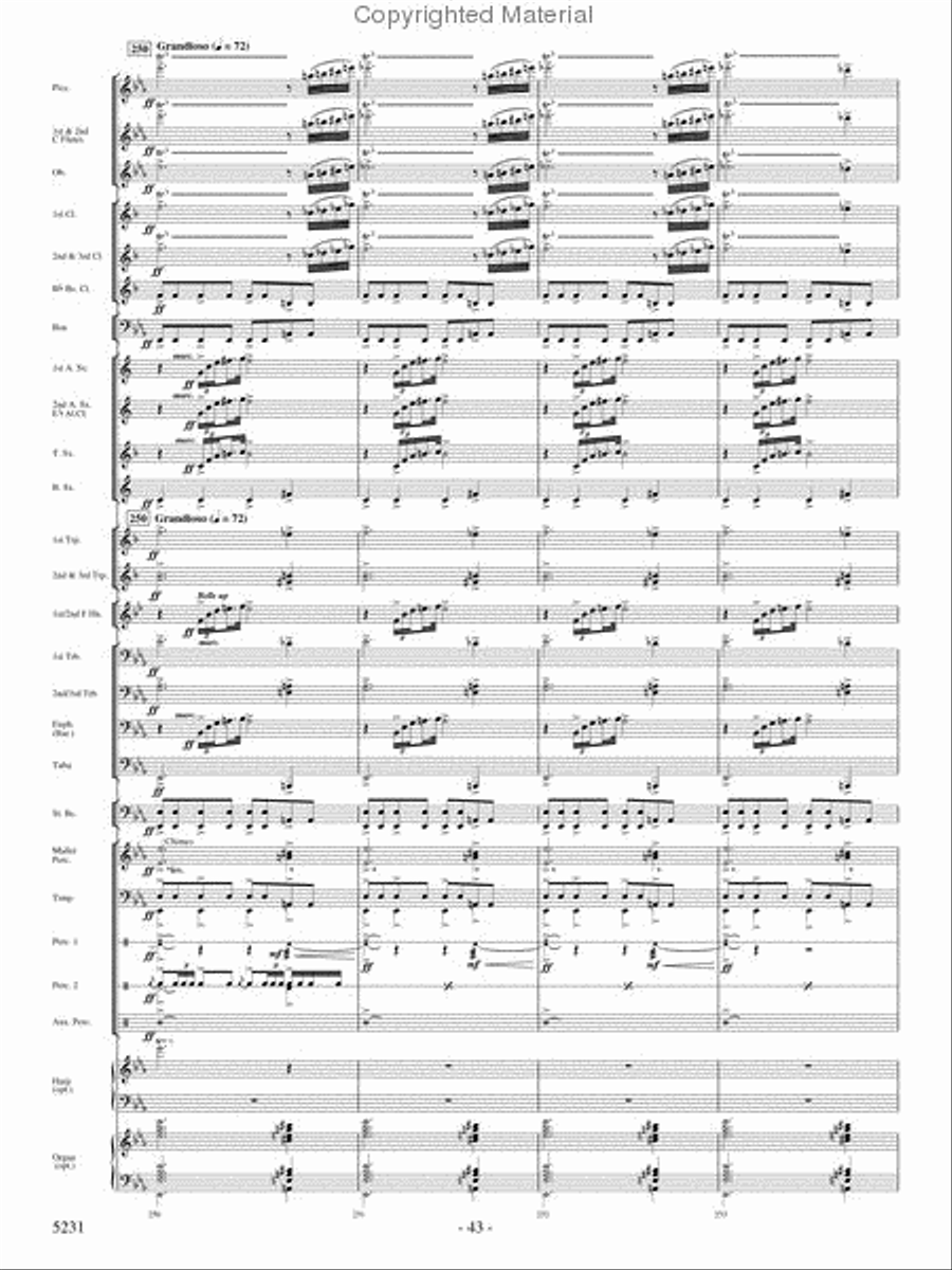 Pilatus: Mountain of Dragons Concert Band scores gallery preview page 41