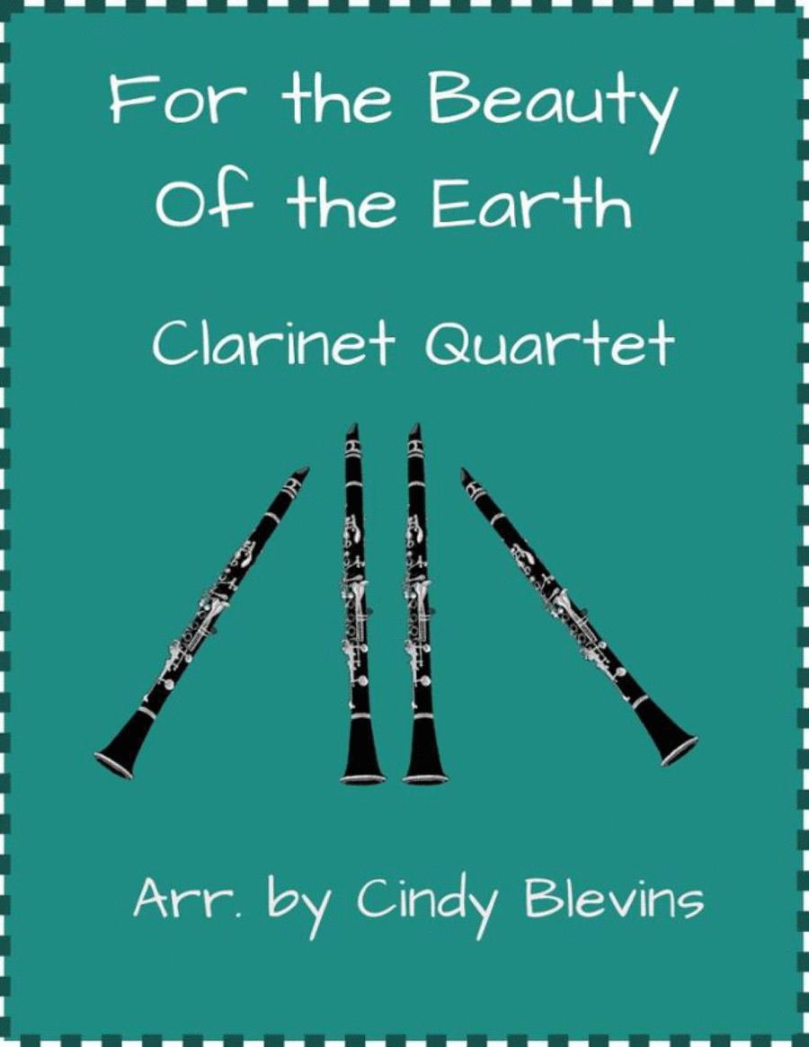 For the Beauty of the Earth, Clarinet Quartet image number null