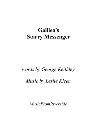 Galileo's Starry Messenger for Solo, Chorus, Speakers, and Instrumental Ensemble - Score Only