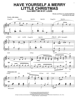 Book cover for Have Yourself A Merry Little Christmas [Jazz version] (arr. Brent Edstrom)
