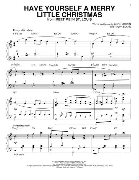 Have Yourself A Merry Little Christmas [Jazz version] (arr. Brent Edstrom)