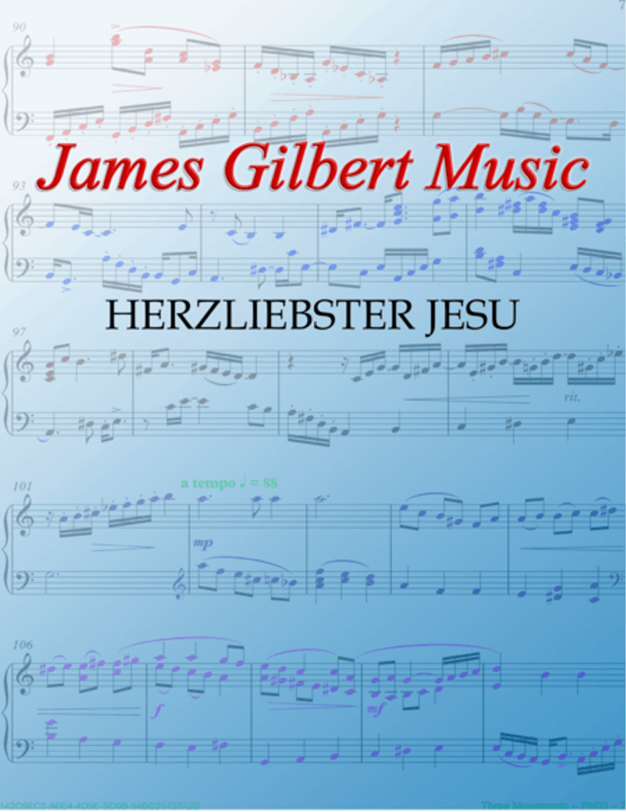 HERZLIEBSTER JESU HERZLIEBSTER JESU Small Ensemble scores gallery preview page 1