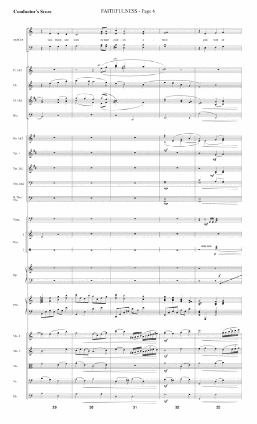 Faithfulness 4-Part scores gallery preview page 8