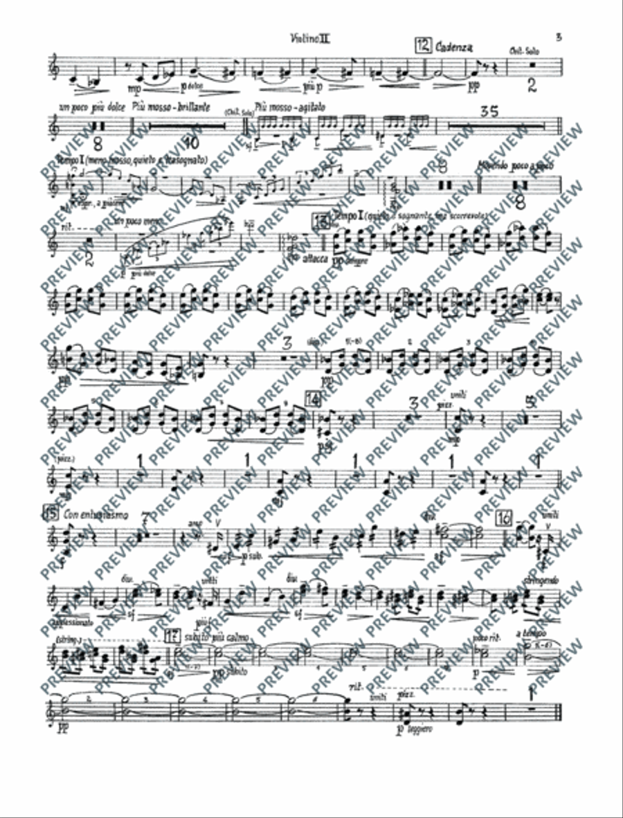 2. Concerto in C Violin scores gallery preview page 4