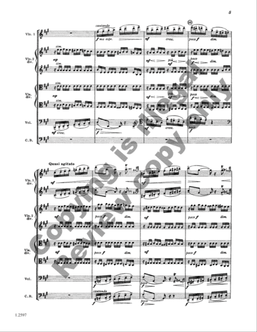 Transcendental Variations String Orchestra scores gallery preview page 6