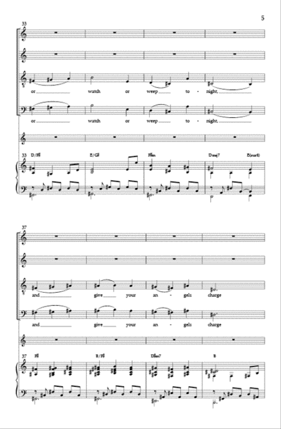 Evening Prayer Divisi scores gallery preview page 4