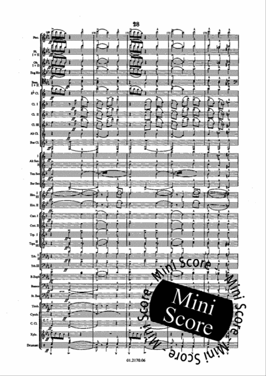 Mills Go Round Mills Go Round Concert Band scores gallery preview page 34