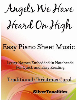 Book cover for Angels We Have Heard on High Easy Piano Sheet Music