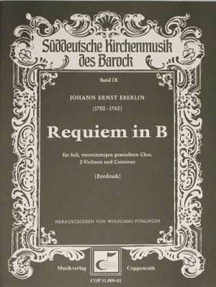 Book cover for Requiem in B
