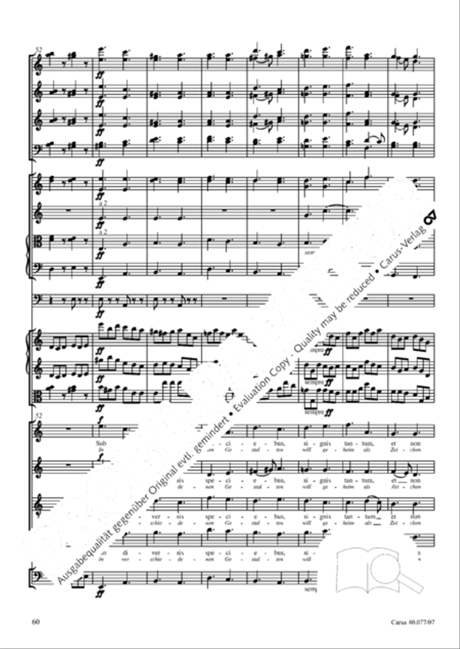 Lauda Sion 4-Part scores gallery preview page 73