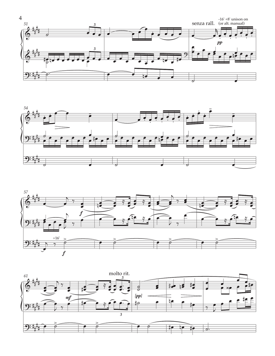 I Crisantemi (Chrysanthemums) (for organ) Organ Solo scores gallery preview page 4