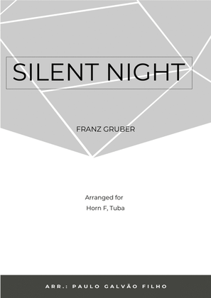 Book cover for SILENT NIGHT - HORN & TUBA