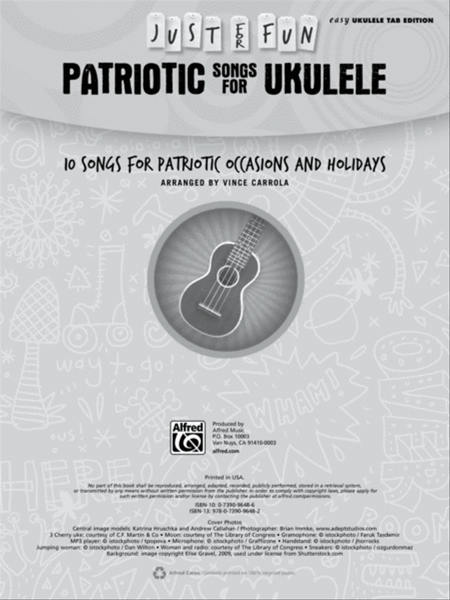 Just for Fun -- Patriotic Songs for Ukulele Ukulele scores gallery preview page 2