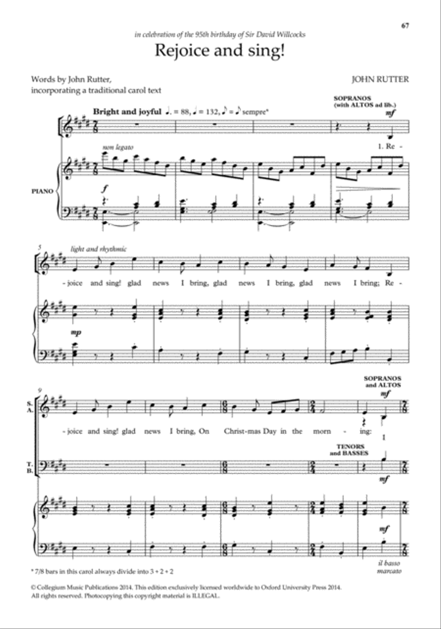 A Celebration in Carols 4-Part scores gallery preview page 10