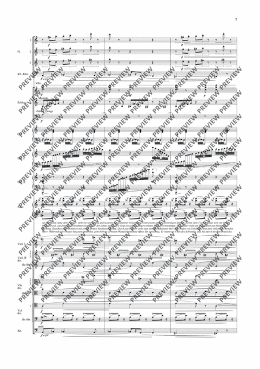 Das verratene Meer Study Score scores gallery preview page 18